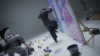 RYUHEI。BE:FIRSTが出演する、ユニリーバ・ジャパンの新Web CM「#DRAW_YOURSELF」ビハインド映像より。