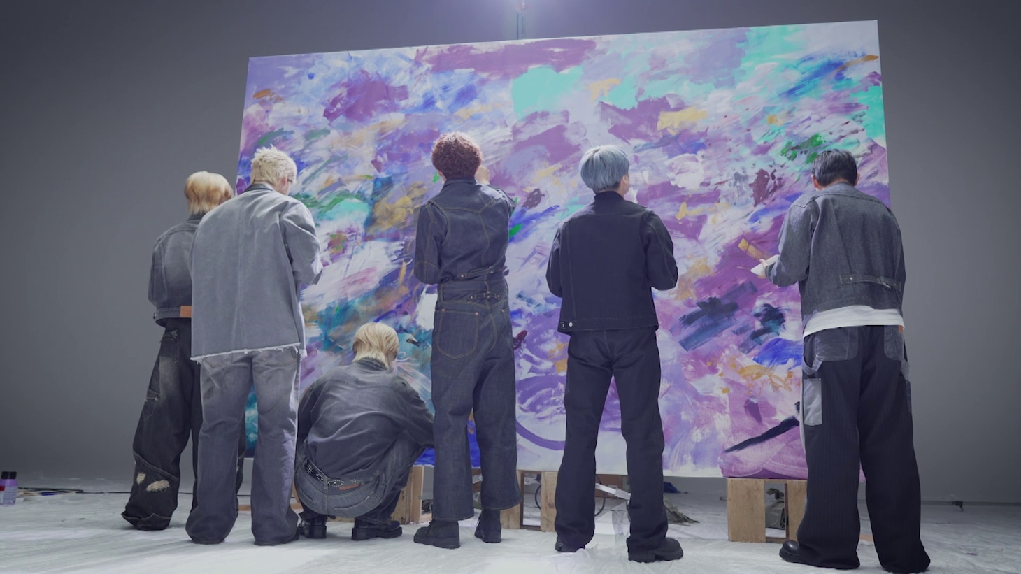 BE:FIRSTが出演する、ユニリーバ・ジャパンの新Web CM「#DRAW_YOURSELF」より。