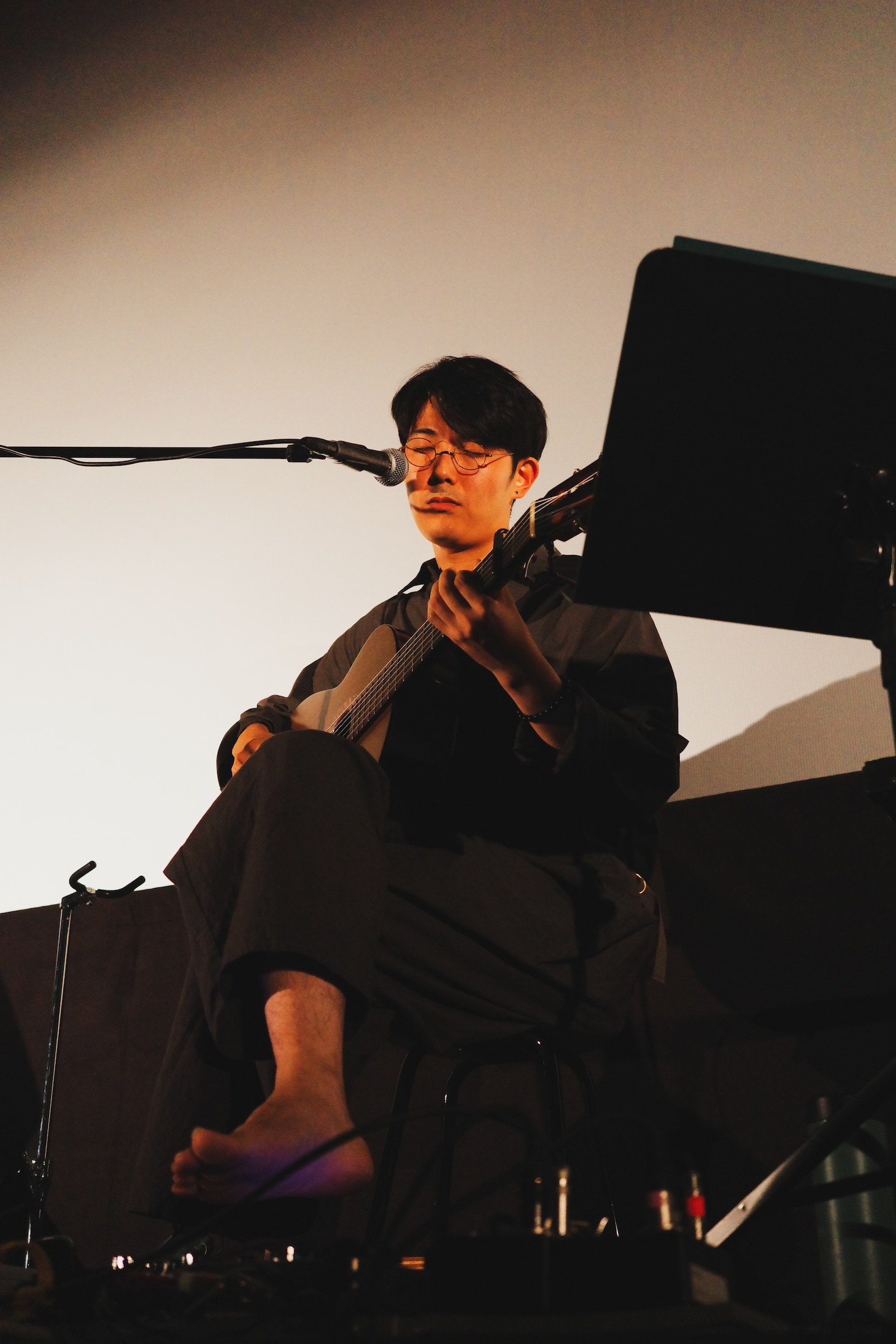 「キネマ旬報シアター応援独奏会」の様子。