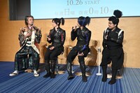 左からTAKAHIRO、佐藤大樹、木村慧人、加藤諒。