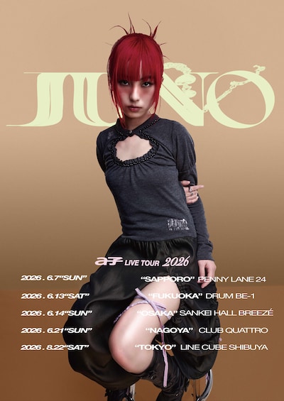「a子 LIVE TOUR 2026 “JUNO”」告知画像