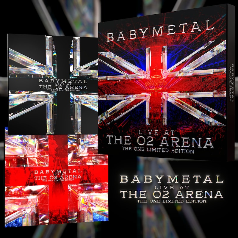 ライブBlu-ray / DVD「BABYMETAL - LIVE AT THE O2 ARENA」パッケージ画像