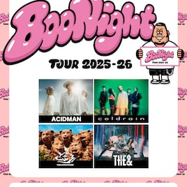 MC Boo主催「Boo Night Tour」東京公演にACIDMAN、coldrain、MWAM、THE&出演