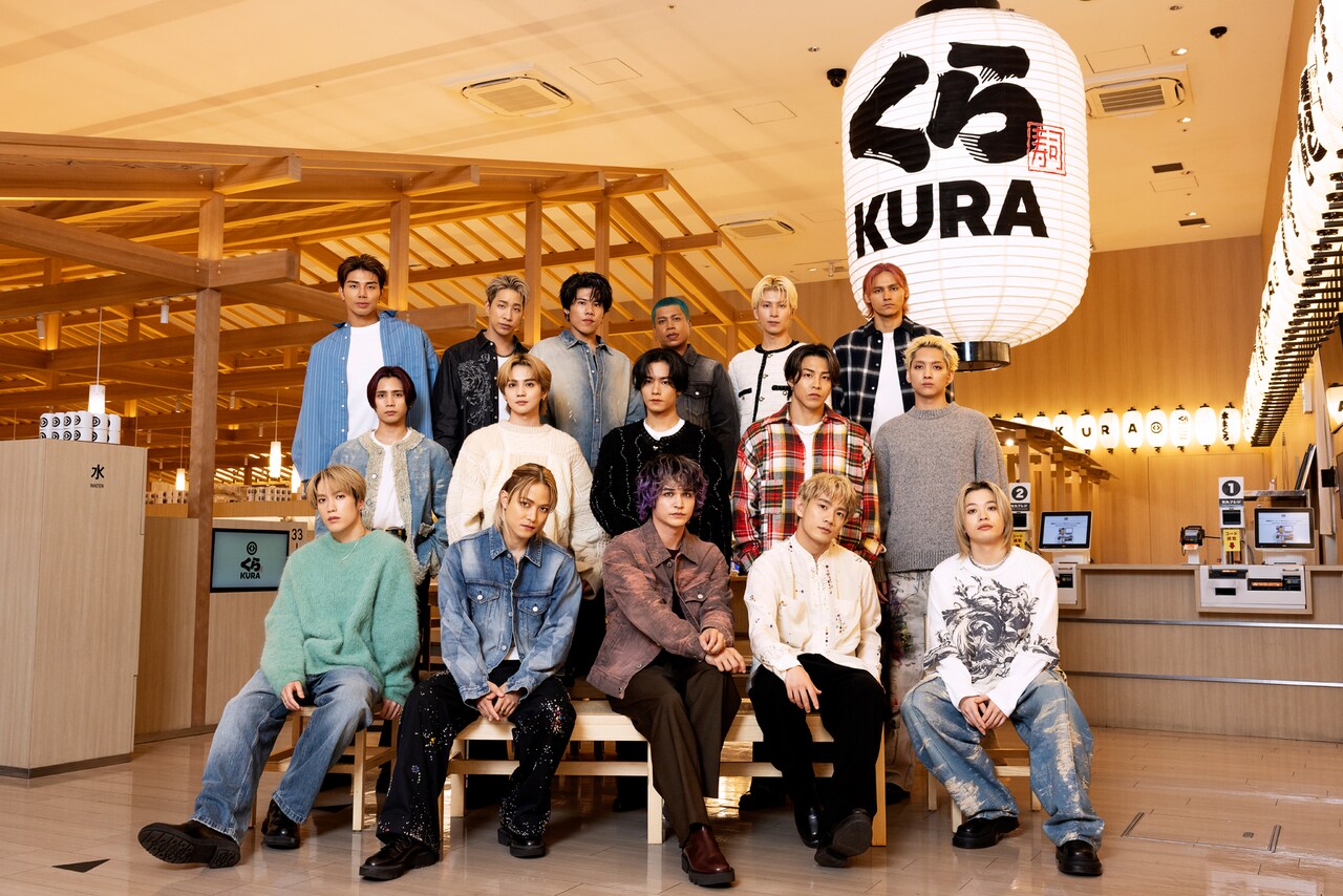 THE RAMPAGE×くら寿司がコラボ、一度に40皿食べる川村壱馬は感激「もちろん私も行きます」