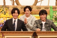 左から阿部亮平、篠塚大輝、猪俣周杜。(c)フジテレビ