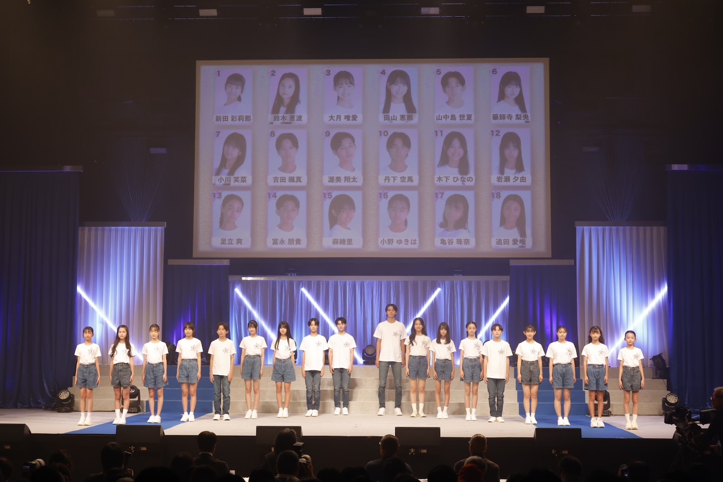 「第4回『スター☆オーディション』」のファイナリストたち。
