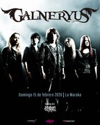 GALNERYUSメキシコ公演の告知画像。