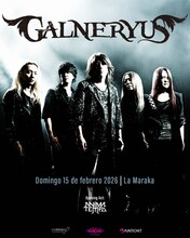GALNERYUSメキシコ公演の告知画像。