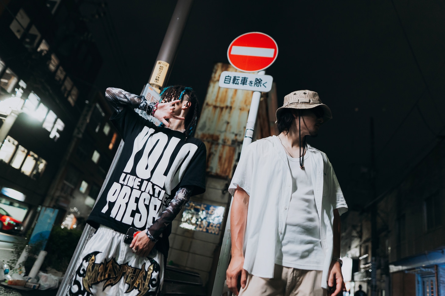 Lisa lil vinci（左）とjam fuden（右）。