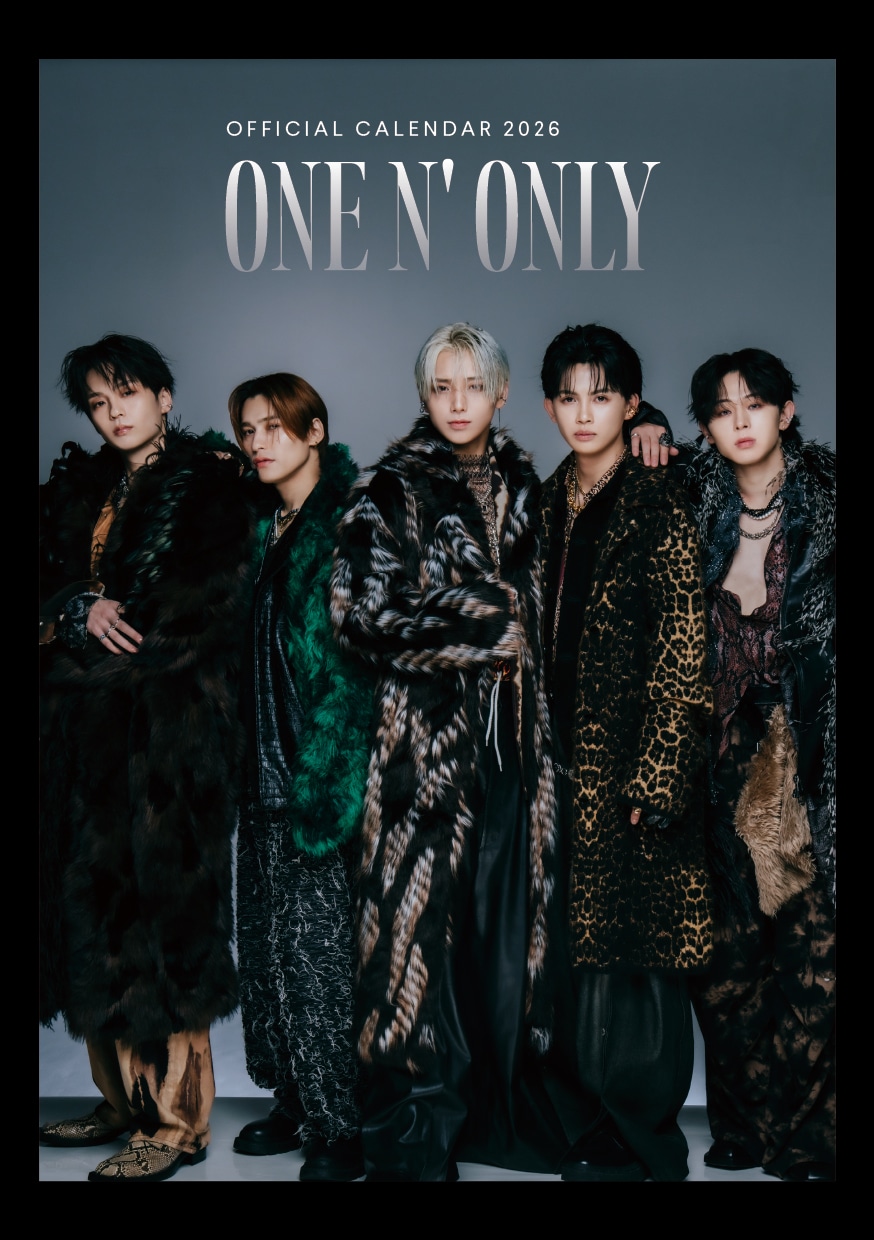 「ONE N' ONLY OFFICIAL CALENDAR 2026」表紙 ©SDP
