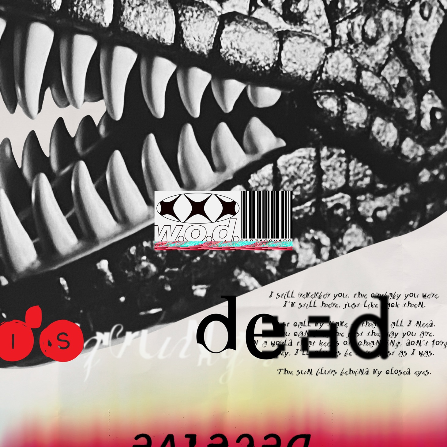 w.o.d.「grunge is dead. EP」ジャケット