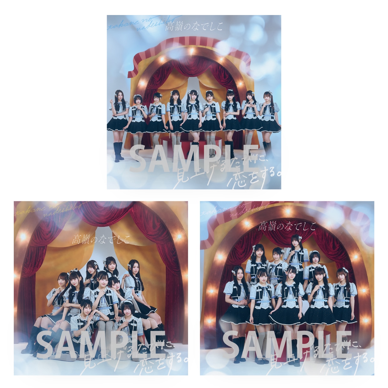 高嶺のなでしこ「見上げるたびに、恋をする。」Amazon.co.jpオリジナル特典のメガジャケ。