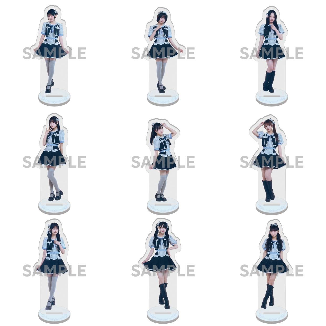 高嶺のなでしこ「見上げるたびに、恋をする。」楽天ブックスオリジナル特典のアクリルスタンド。