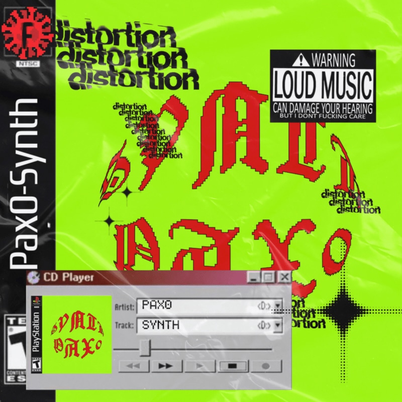 PAX0「SYNTH」配信ジャケット