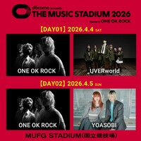 「THE MUSIC STADIUM 2026」出演者告知ビジュアル