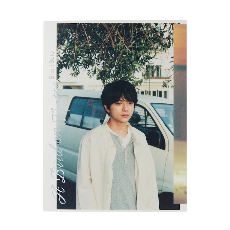 佐藤勝利 1st写真集「A Bird on Tiptoe」通常版表紙。