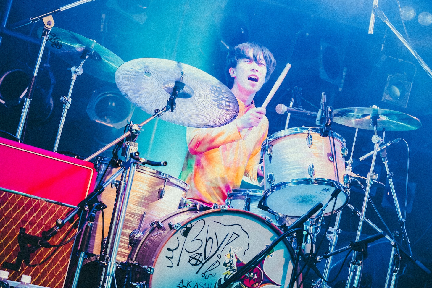 タイチサンダー（サポートドラム / ex. 爆弾ジョニー）（撮影：エドソウタ）