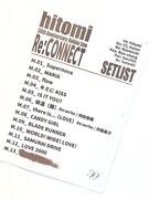 「hitomi 30th Anniversary Online Live / Re:CONNECT」セットリスト