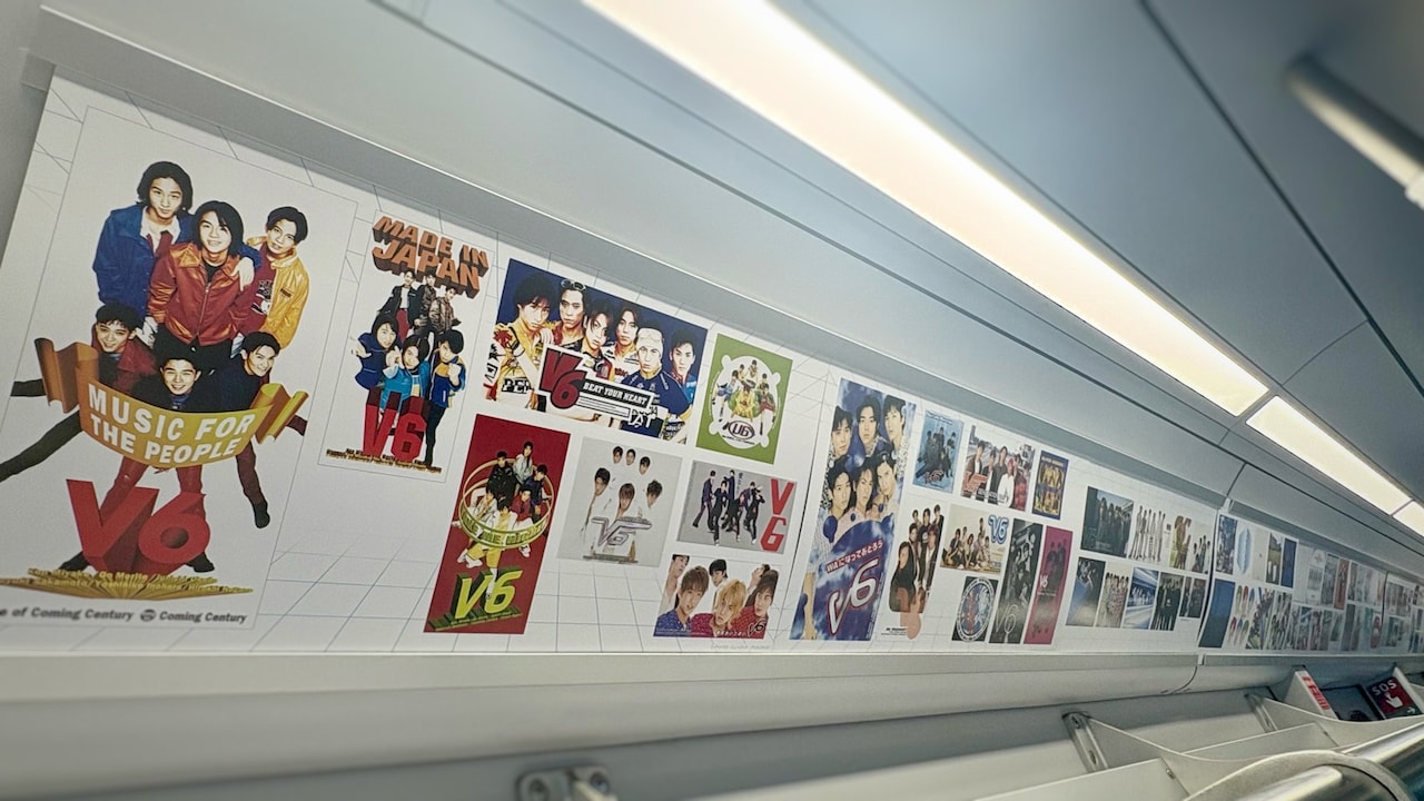 ゆりかもめ V6仕様”のゆりかもめ車内。 - V6、“デビュー同期”ゆりかもめをジャック