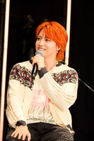 トーク収録に登場したタカシ（超特急）。（撮影：山内洋枝［PROGRESS-M］）