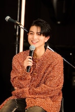 トーク収録に登場したハル（超特急）。（撮影：山内洋枝［PROGRESS-M］）