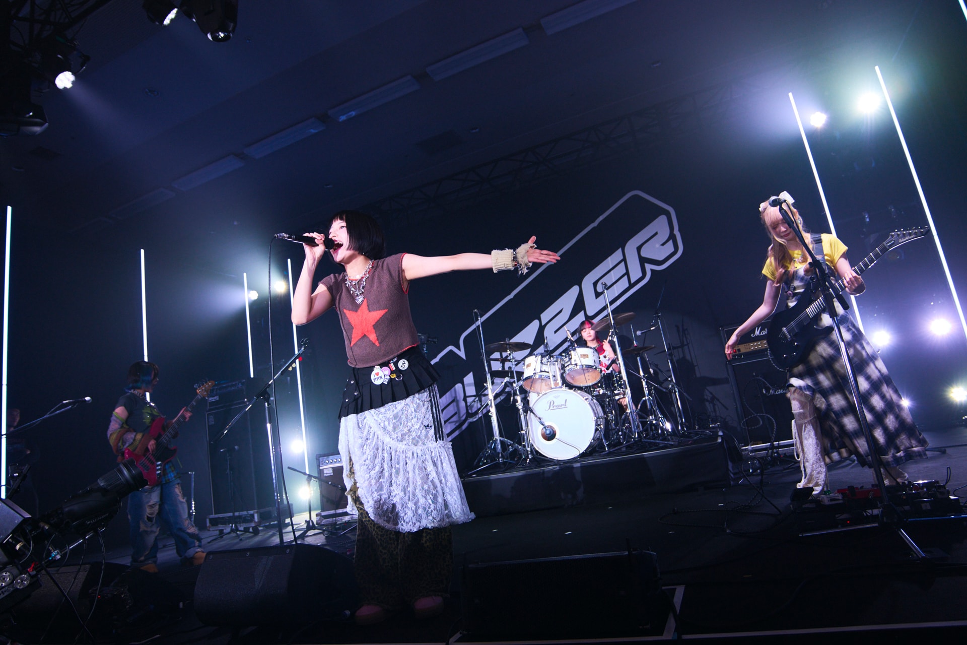 On stage media image