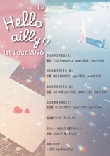 「Hello ailly!! 1st Tour 2026」告知画像