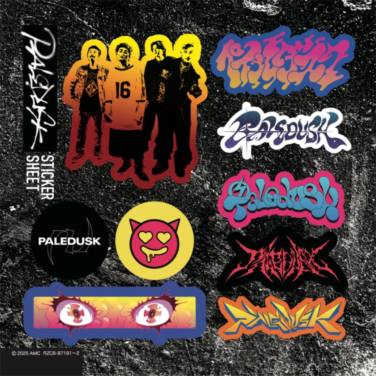Paledusk「PALEDUSK」CD2枚組盤初回特典ステッカー（絵柄A