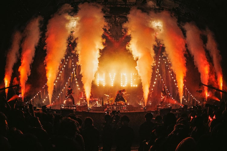 「HYDE [INSIDE] LIVE 2025 WORLD TOUR -JAPAN FINAL-」の様子。