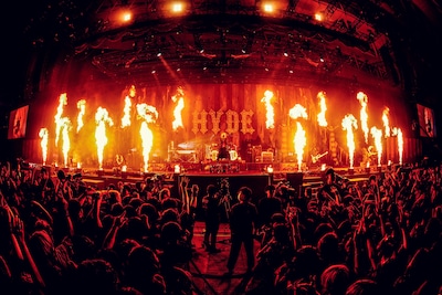 「HYDE [INSIDE] LIVE 2025 WORLD TOUR -JAPAN FINAL-」の様子。