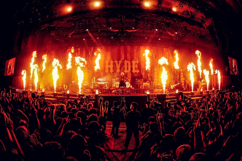 「HYDE [INSIDE] LIVE 2025 WORLD TOUR -JAPAN FINAL-」の様子。