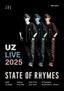 「UZ LIVE 2025 "STATE OF RHYMES"」フライヤー