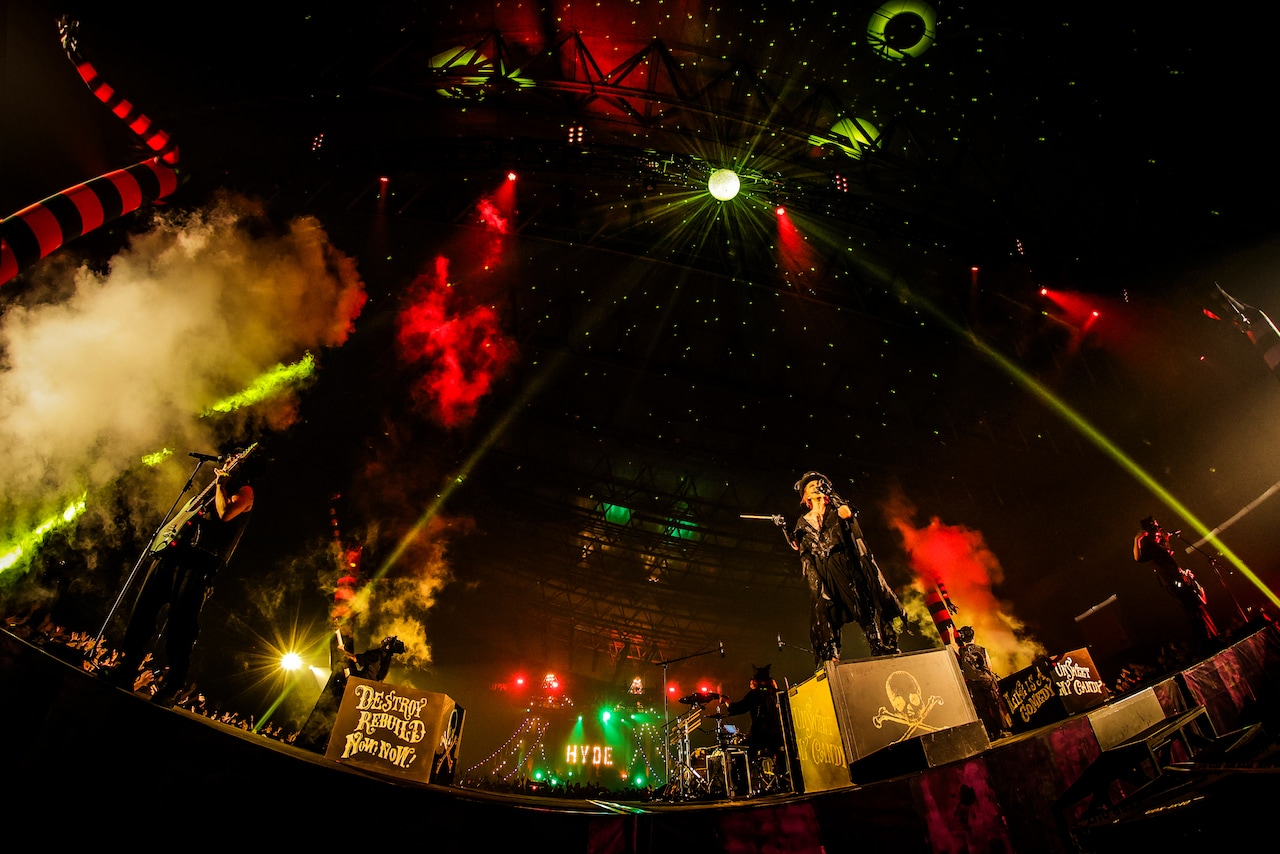 HYDE [INSIDE] LIVE 2025 WORLD TOUR -JAPAN FINAL-」の様子。 [画像