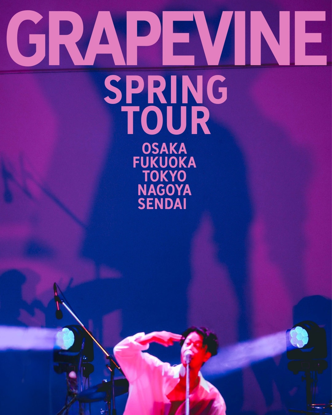 「GRAPEVINE SPRING TOUR」フライヤー