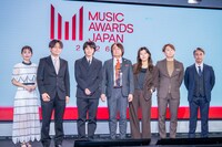 「MUSIC AWARDS JAPAN 2026」記者発表会の登壇者。