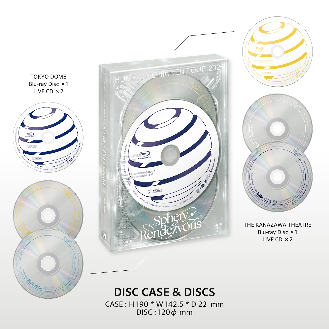 BUMP OF CHICKEN TOUR 2024 Sphery Rendezvous at TOKYO DOME」TOY'S