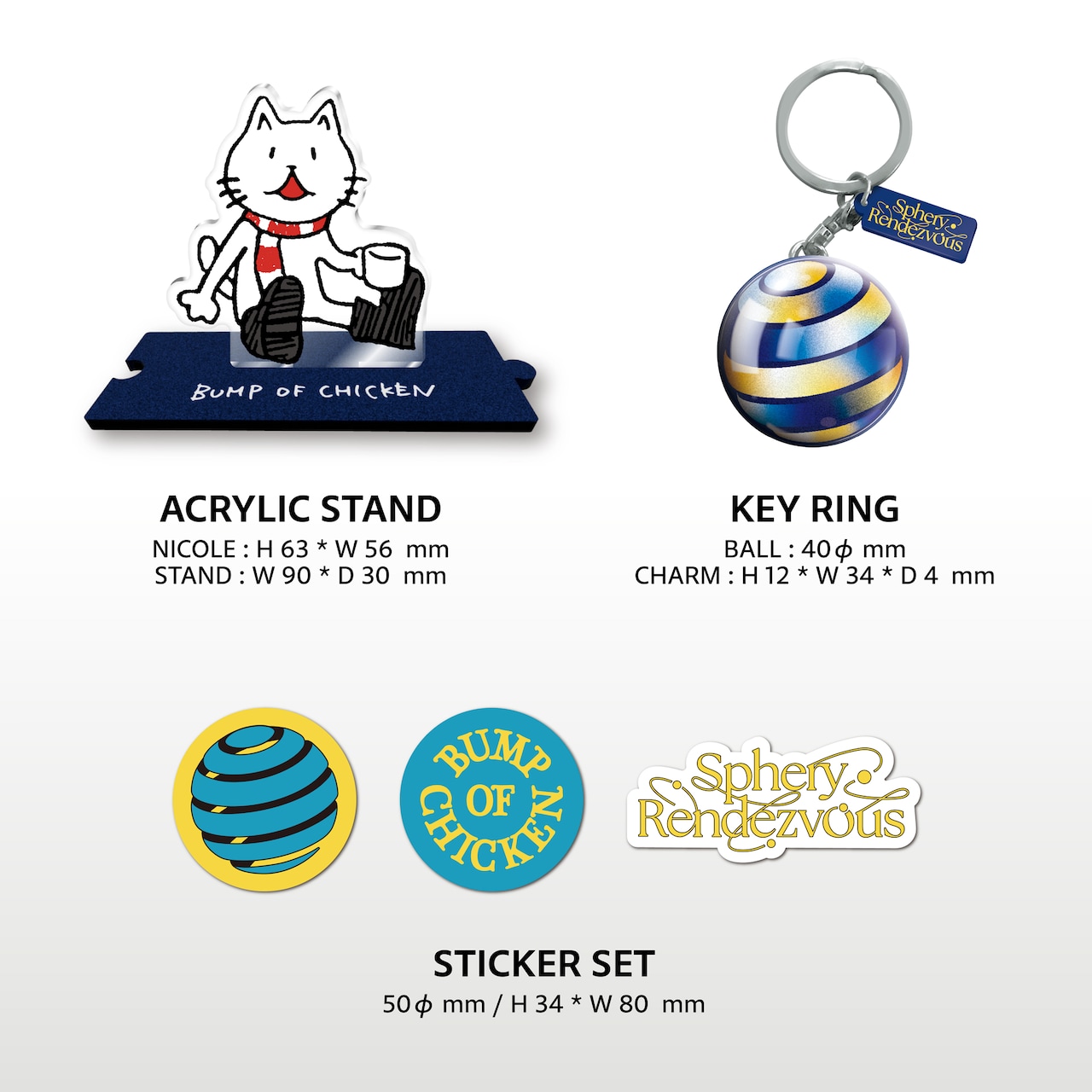 BUMP OF CHICKEN TOUR 2024 Sphery Rendezvous at TOKYO DOME」TOY'S