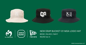 Mrs. GREEN APPLEのNEW ERAベースボールキャップとバケットハットが 