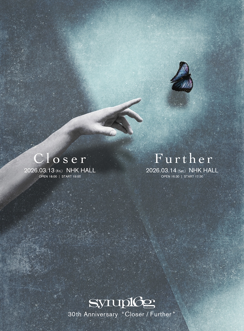 「syrup16g 30th Anniversary “Closer / Further”」告知画像