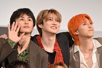 左からタクヤ、ユーキ、タカシ。