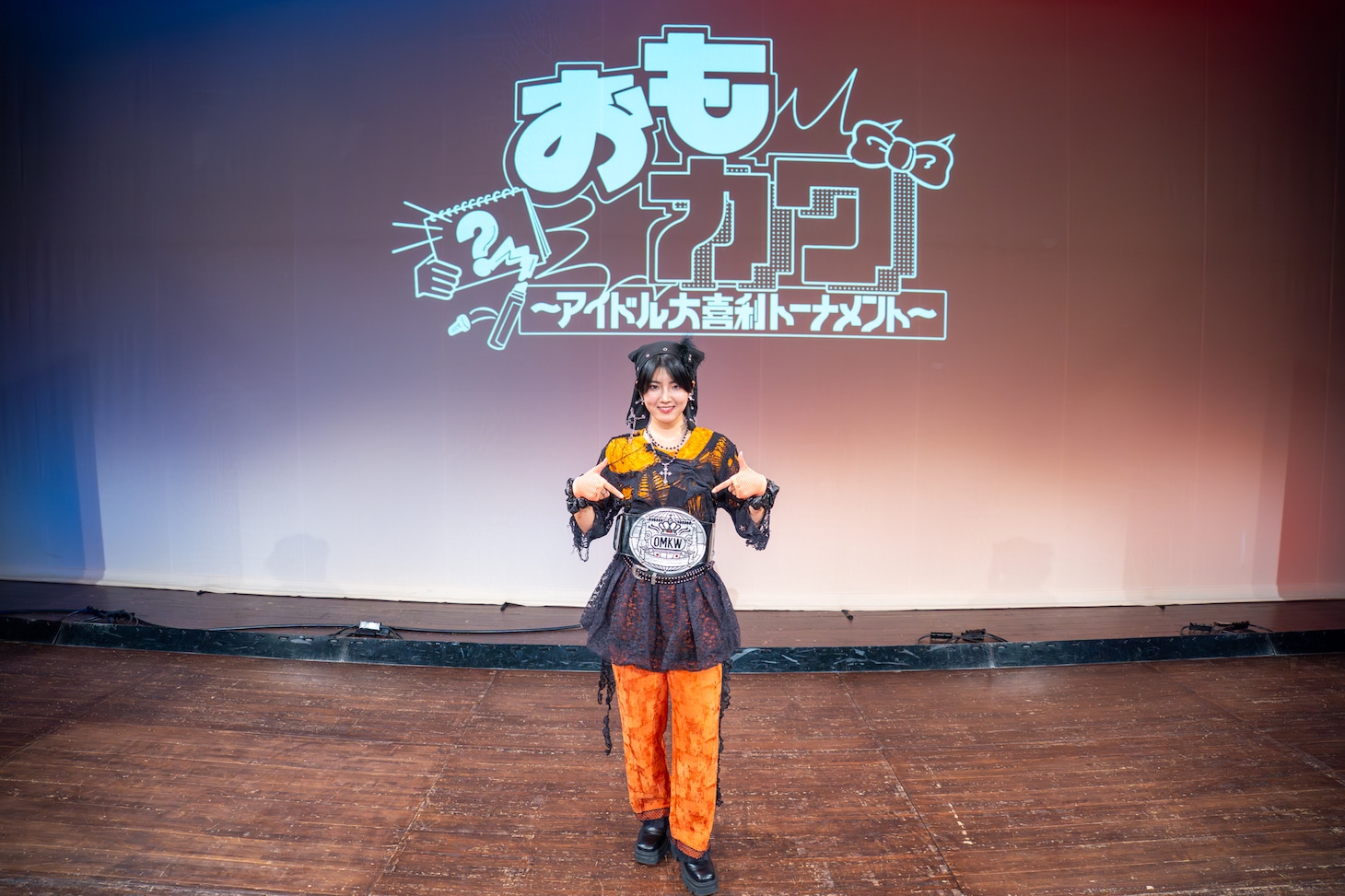 「おもカワ2025」王者の小島はな（AMEFURASSHI）。