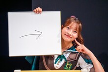 「UFOが地球から持ち帰ろうとしていた意外なモノとは？」というお題への里仲菜月（Task have Fun）の回答「私」。