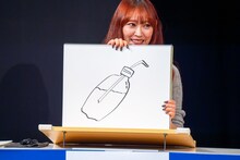 「アイドル大好き赤ちゃんが泣いています。何をしてあげると泣き止む？」というお題に答えるminan（lyrical school）。