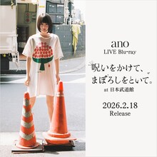 ano「『呪いをかけて、まぼろしをといて。』at 日本武道館」告知ビジュアル