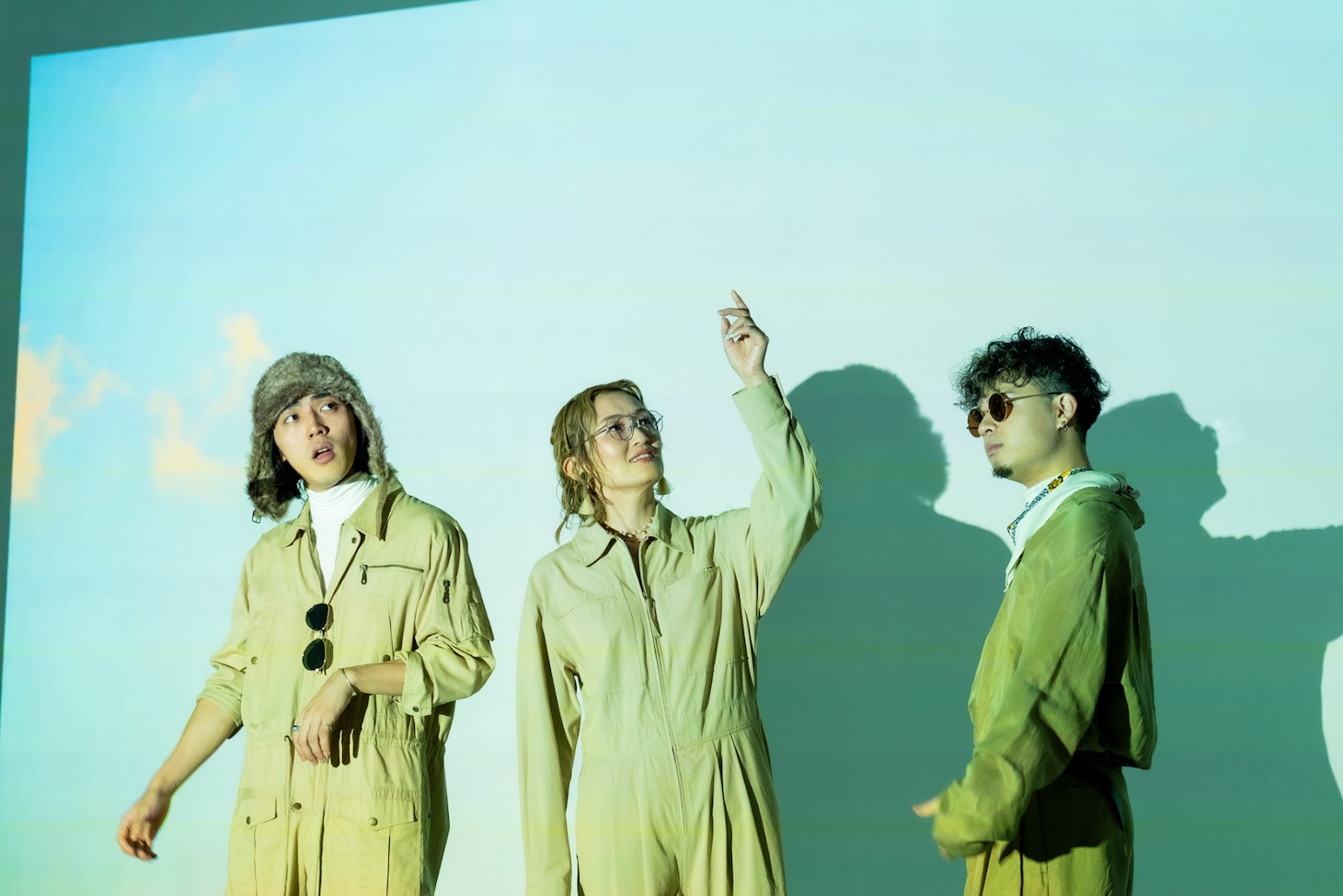 RUNG HYANG「Skyfy」ミュージックビデオの撮影風景。