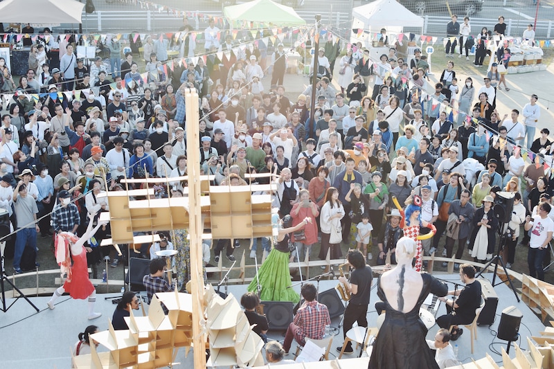 過去に開催された「ふふふ文化祭」の様子。