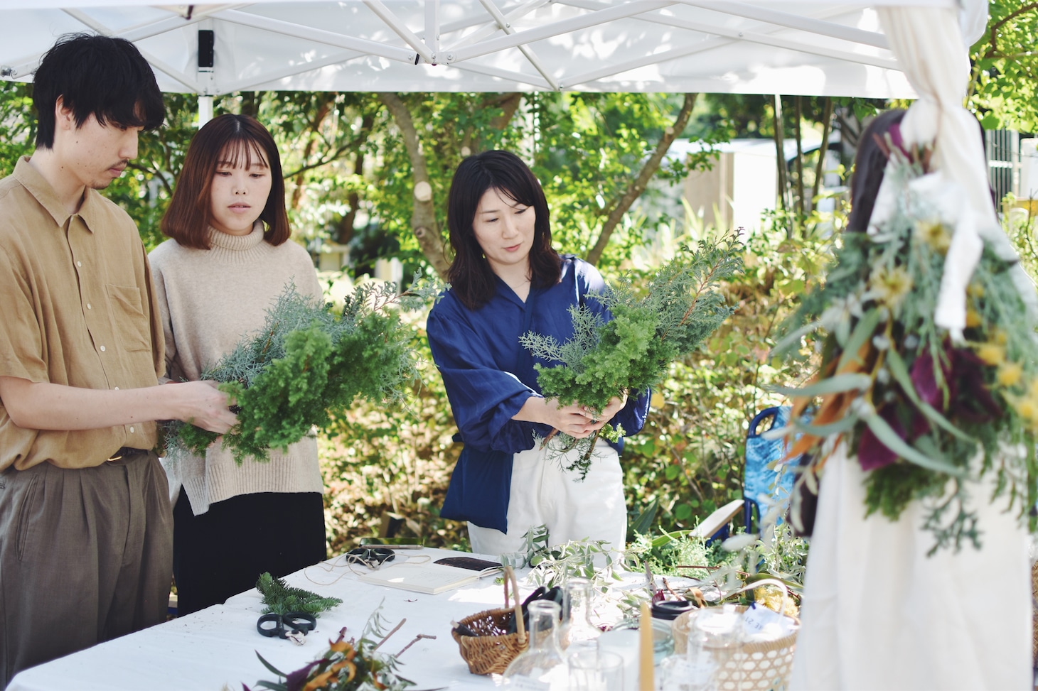 過去に開催された「ふふふ文化祭」の様子。