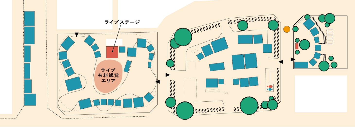 「ふふふ文化祭2025」エリアマップ