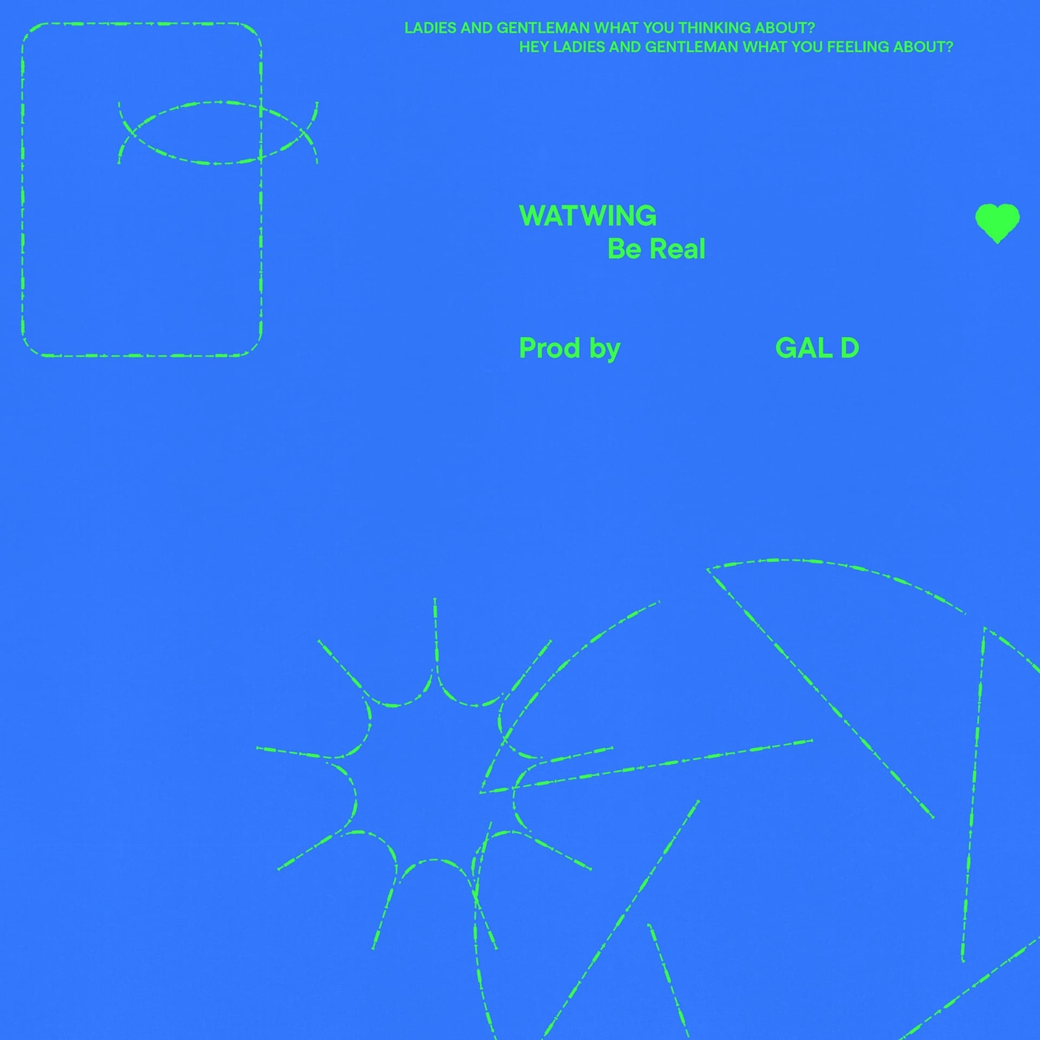 WATWING「Be Real」配信ジャケット