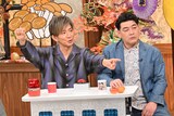 左から木村拓哉、富澤たけし（サンドウィッチマン）。©テレビ朝日